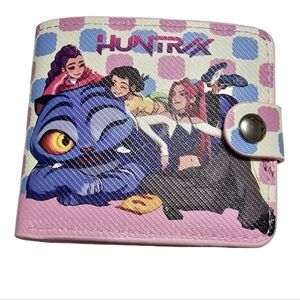K-pop Demon Hunter Colorful Huntrix Wallet with Cartoon Design